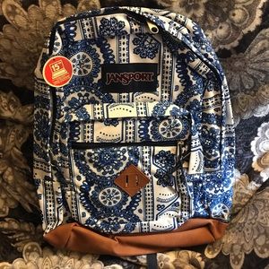 China dish print jansport backpack